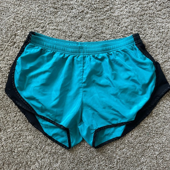 SOFFE Women’s Teal and Black Athletic Shorts - Picture 1 of 3
